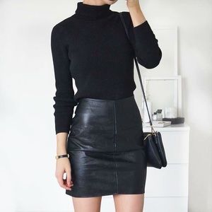 Vintage 1980’s Leather Skirt